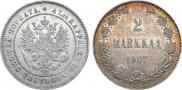 2 markkaa 1907 year