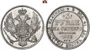 3 roubles 1833 year