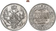 3 roubles 1838 year