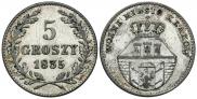 5 groszy 1835 year