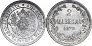 2 markkaa 1870 year