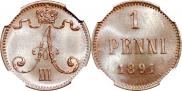 1 penni 1891 year