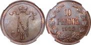 10 pennia 1905 year