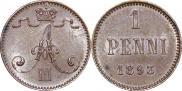 1 penni 1893 year