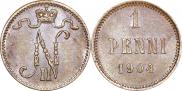 1 penni 1904 year