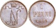 1 penni 1905 year