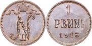 1 penni 1913 year