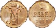 1 penni 1913 year