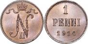 1 penni 1914 year