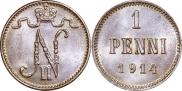 1 penni 1914 year