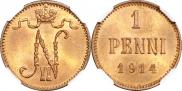 1 penni 1914 year