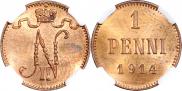 1 penni 1914 year