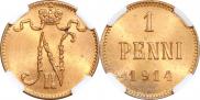 1 penni 1914 year