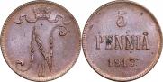 5 pennia 1917 year