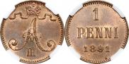 1 penni 1891 year