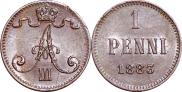 1 penni 1883 year