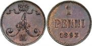 1 penni 1893 year