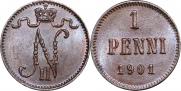 1 penni 1901 year