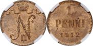 1 penni 1912 year