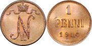 1 penni 1914 year