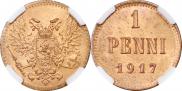 1 penni 1917 year