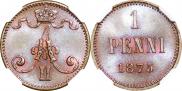 1 penni 1875 year