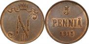 5 pennia 1915 year