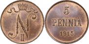 5 pennia 1915 year