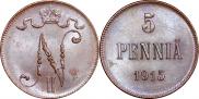 5 pennia 1915 year