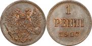 1 penni 1917 year