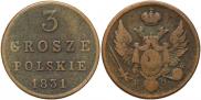 3 grosze 1831 year