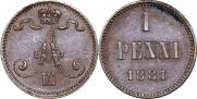 1 penni 1881 year