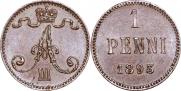 1 penni 1893 year