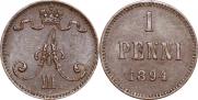 1 penni 1894 year