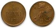 1 penni 1875 year