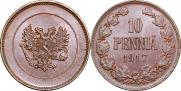 10 pennia 1917 year