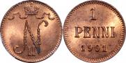 1 penni 1901 year