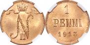 1 penni 1913 year