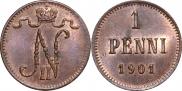 1 penni 1901 year