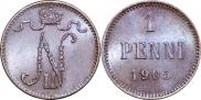 1 penni 1905 year