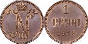 1 penni 1913 year