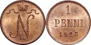 1 penni 1913 year