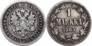 1 markka 1865 year