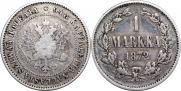 1 markka 1872 year