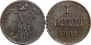 1 penni 1901 year