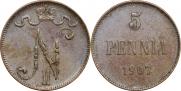 5 pennia 1907 year