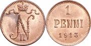 1 penni 1913 year