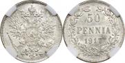 50 pennia 1917 year