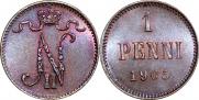 1 penni 1905 year