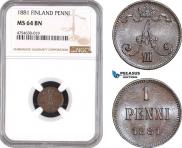 1 penni 1881 year